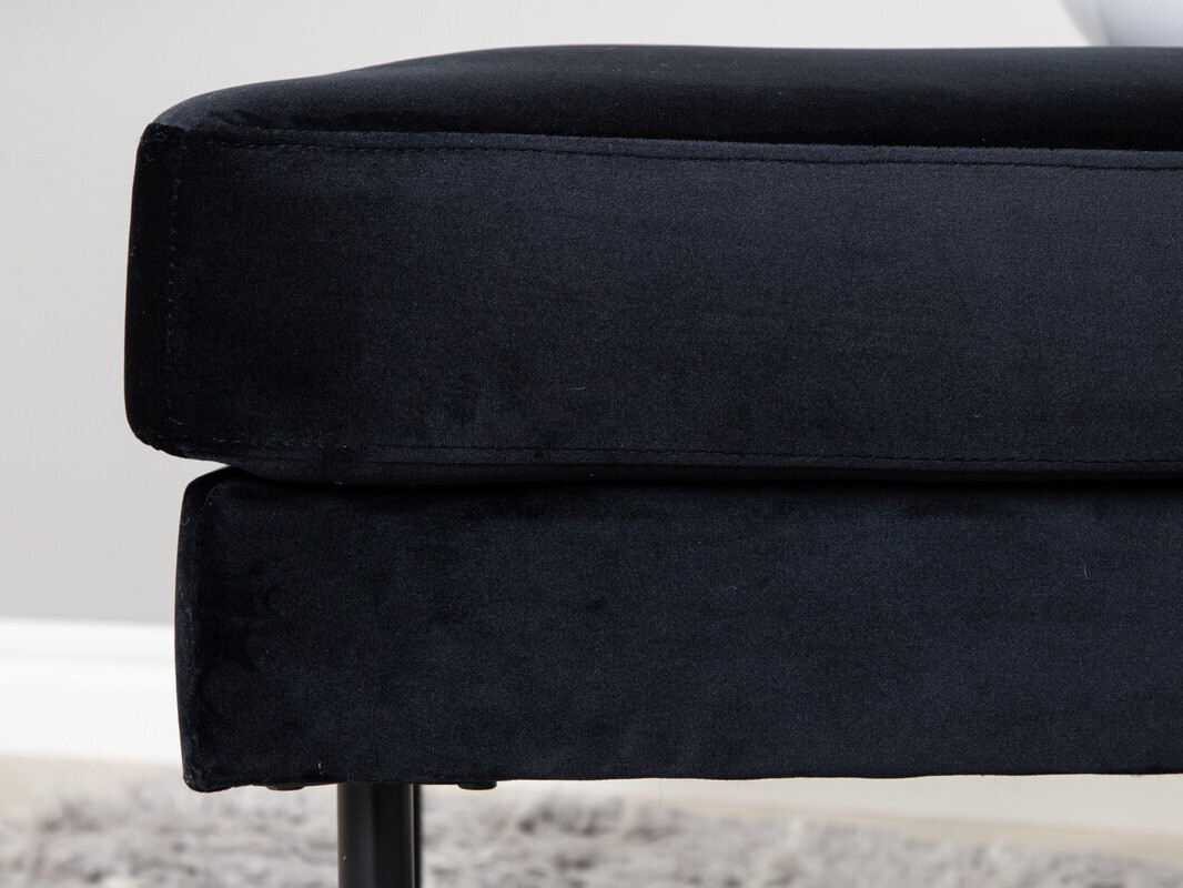 Banc rembourré Fercame 104 (Noir)