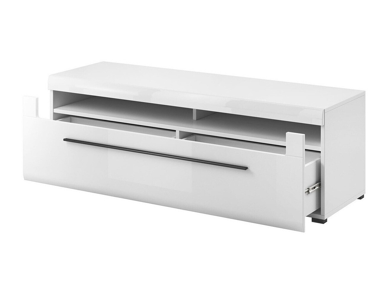 Ensemble de salon Ophsalu 111 (Blanc + Blanc brillant)