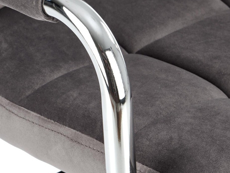 Chaise de bureau Houston 1198 (Gris + Argent)