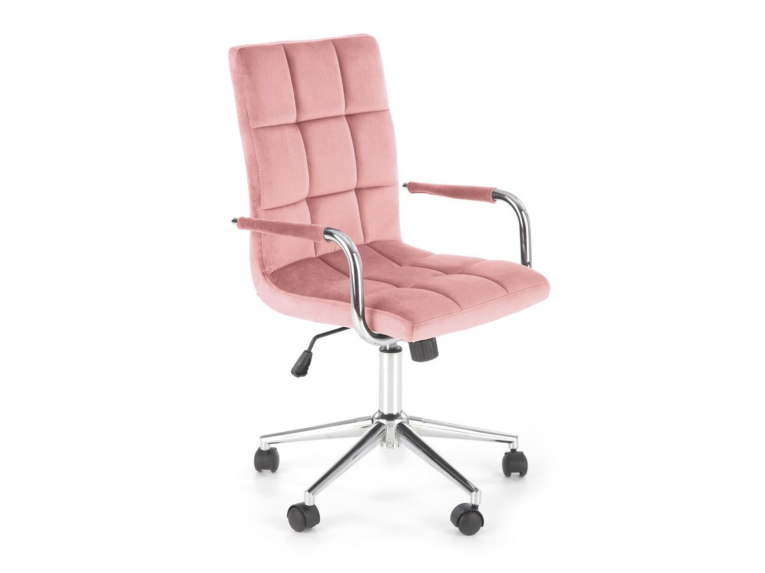 Chaise de bureau Houston 1198 (Rose clair + Argent)