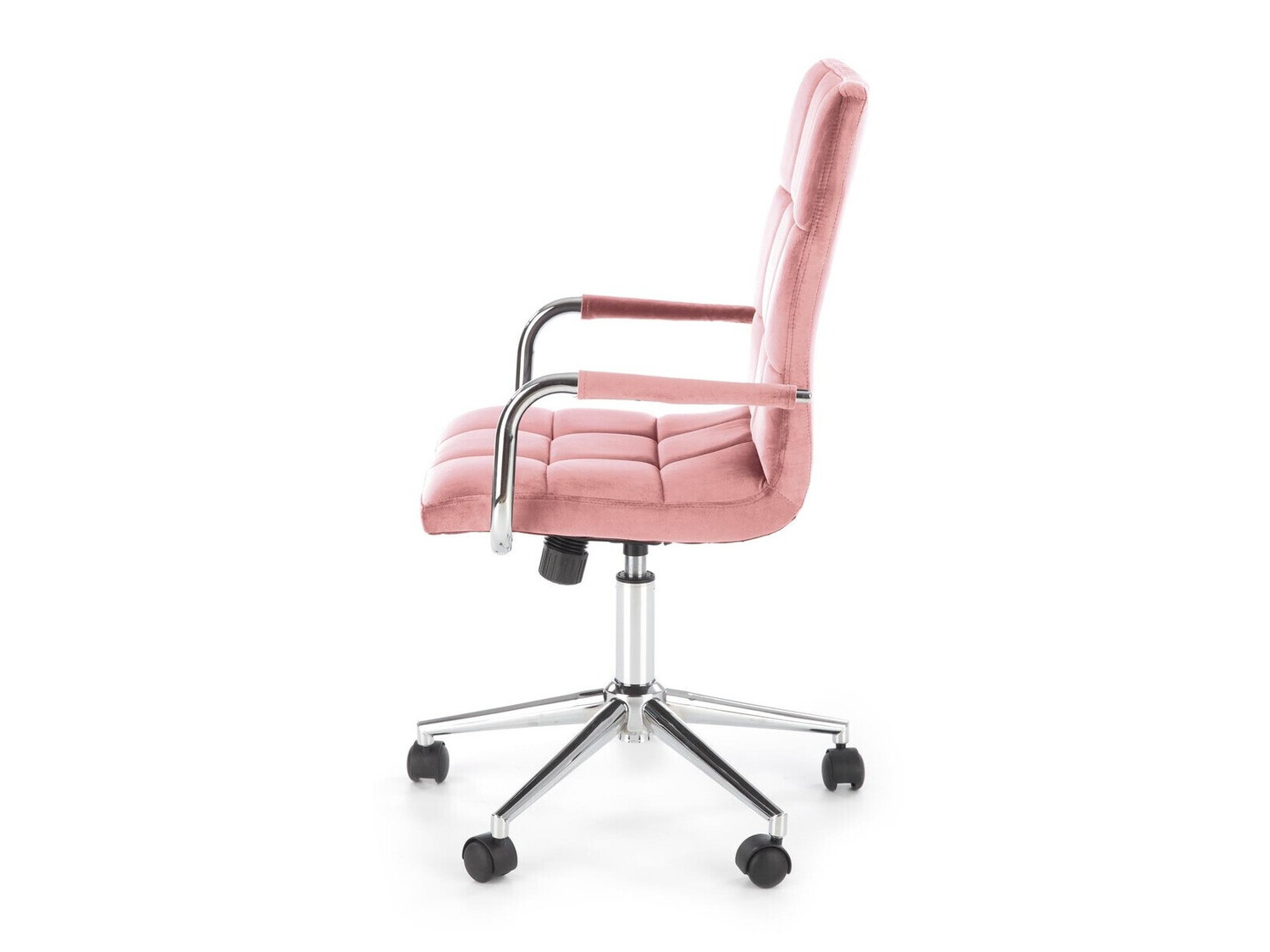 Chaise de bureau Houston 1198 (Rose clair + Argent)