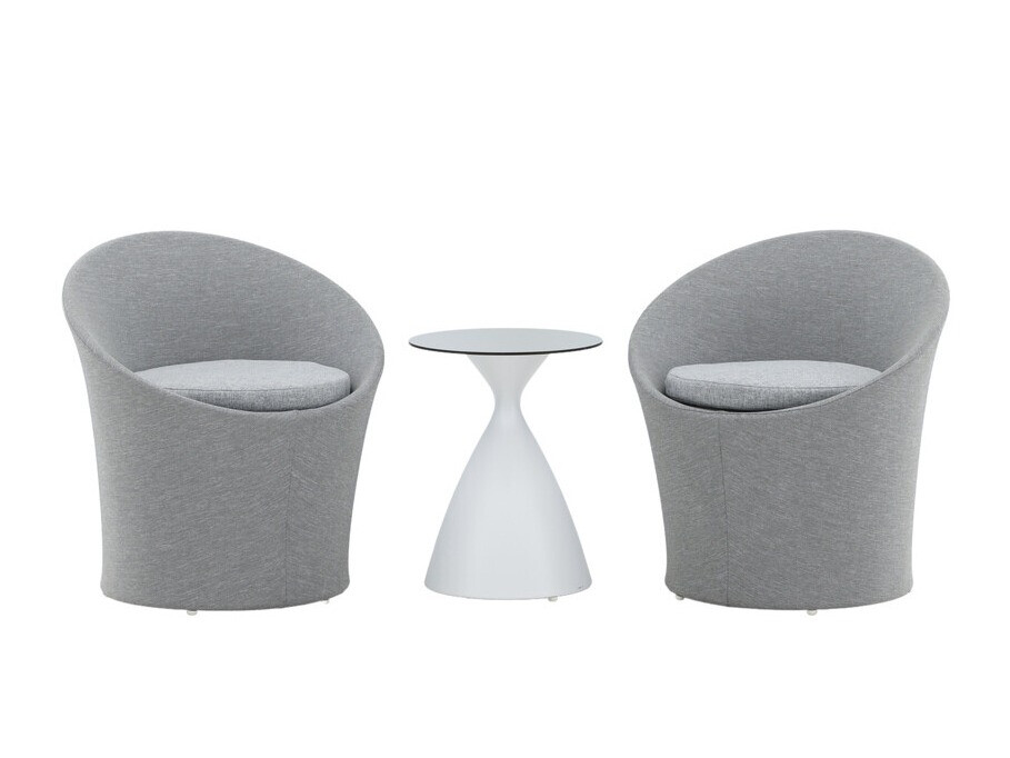 Ensemble de balcon Dallas 3118 (Blanc + Noir)