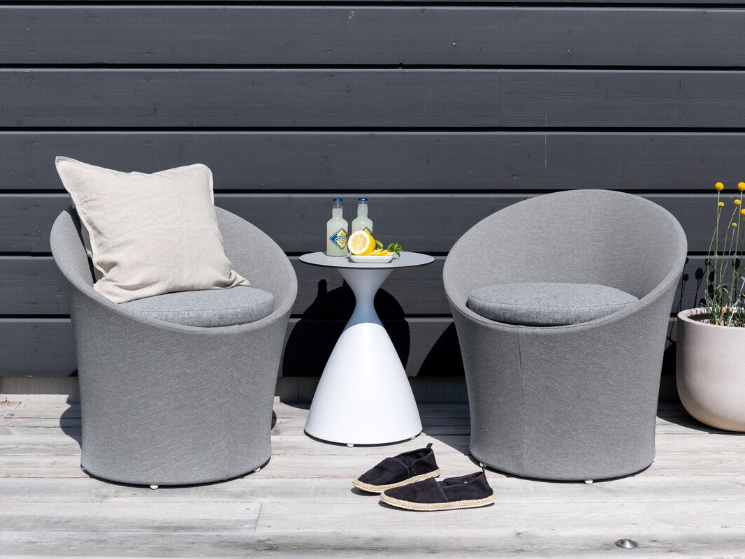 Ensemble de balcon Dallas 3118 (Blanc + Noir)