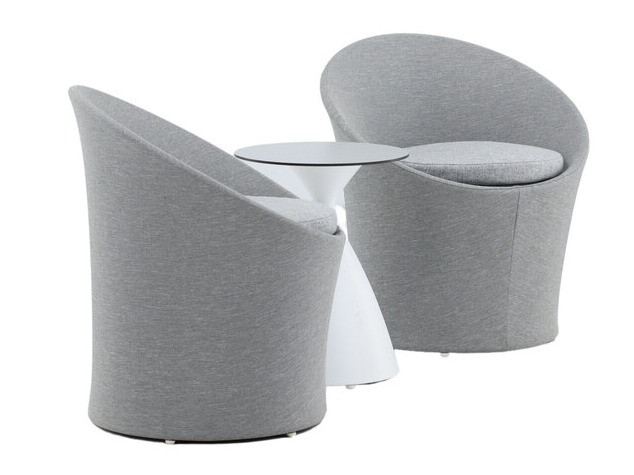 Ensemble de balcon Dallas 3118 (Blanc + Noir)