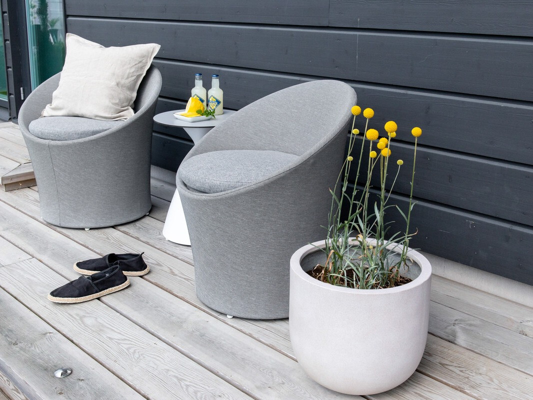 Ensemble de balcon Dallas 3118 (Blanc + Noir)