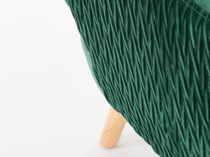 Fauteuil Houston 838 (Vert foncé + Clair bois)