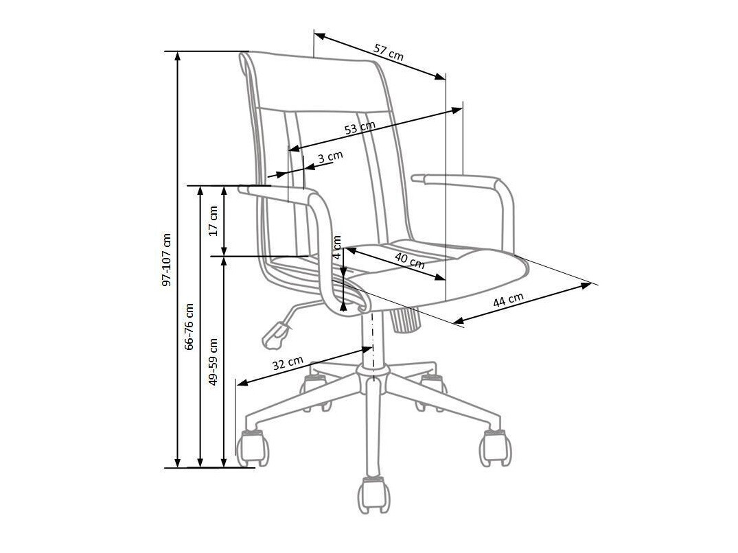 Chaise de bureau Houston 435