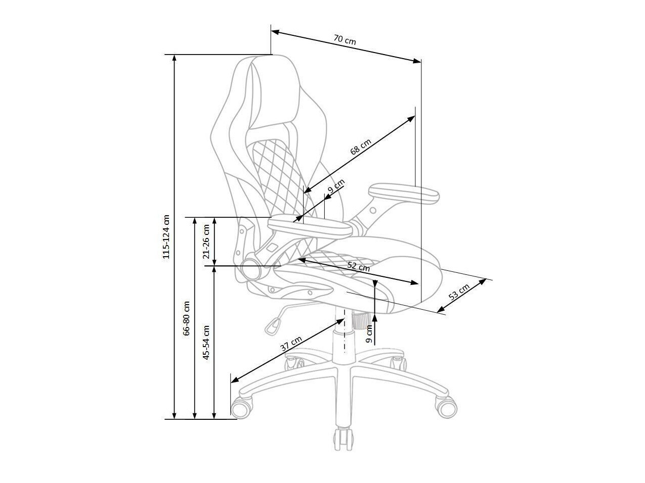 Chaise de bureau Houston 481