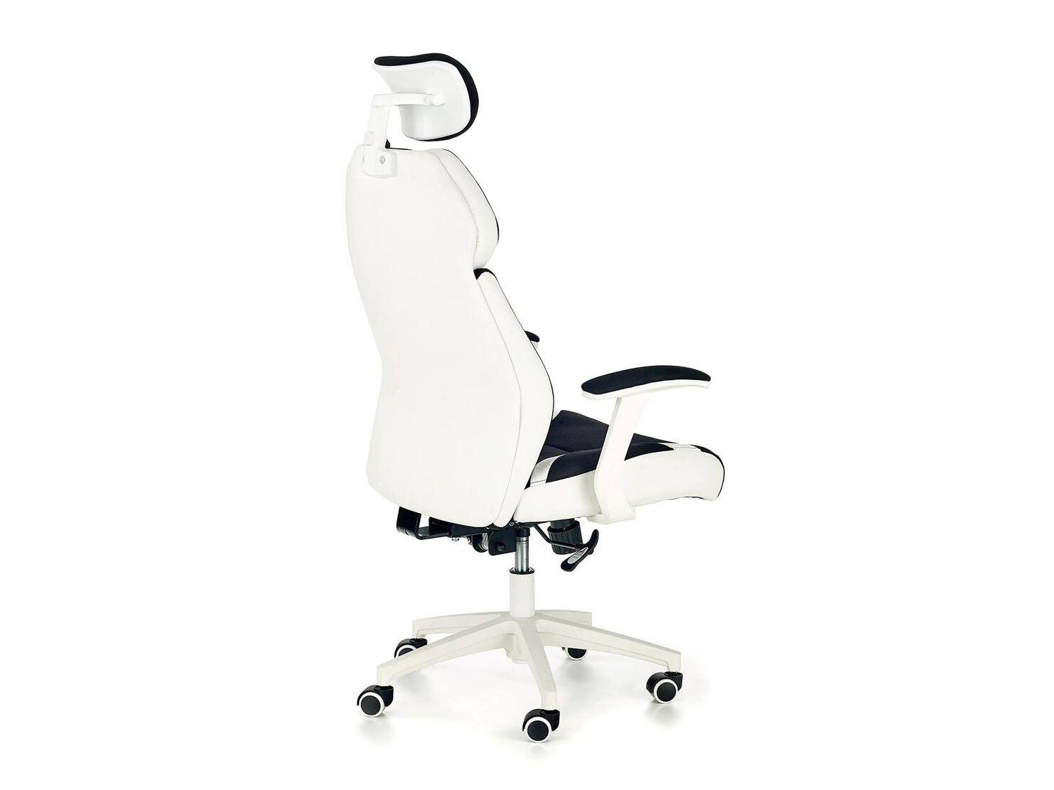 Chaise de bureau Houston 1492 (Noir + Blanc)