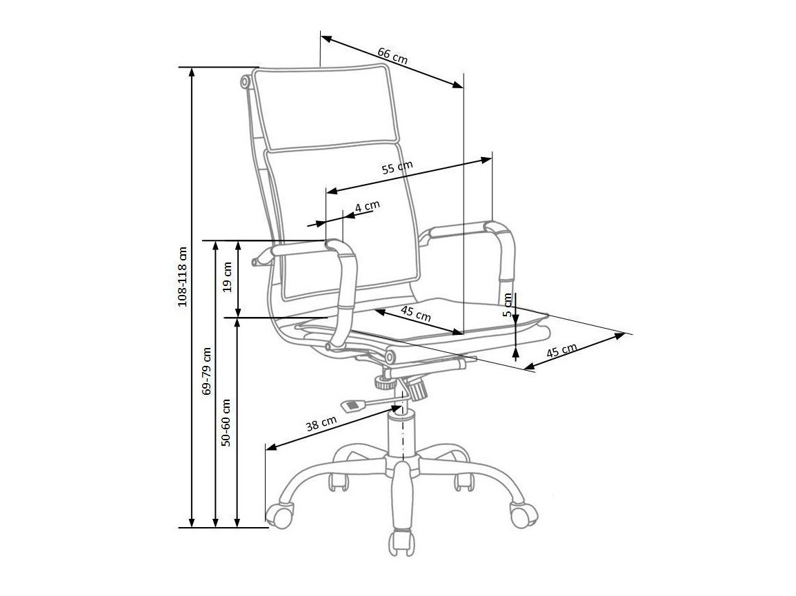 Chaise de bureau Houston 228