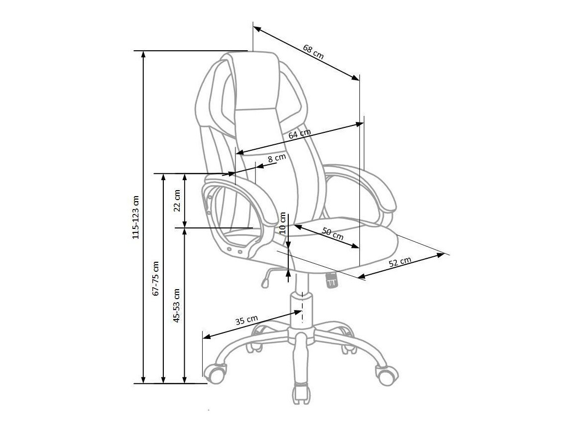 Chaise de bureau Houston 389
