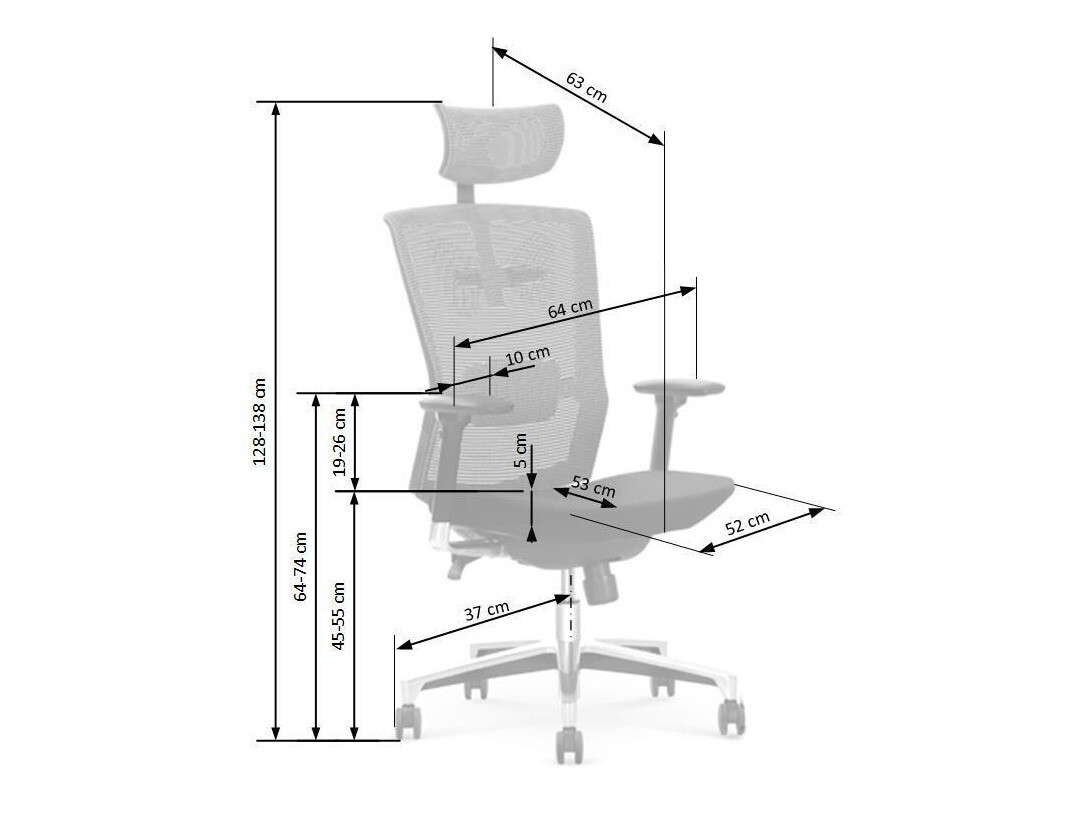 Chaise de bureau Houston 388