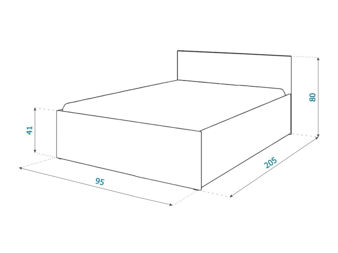 Lit Aurora 157 (Blanc)