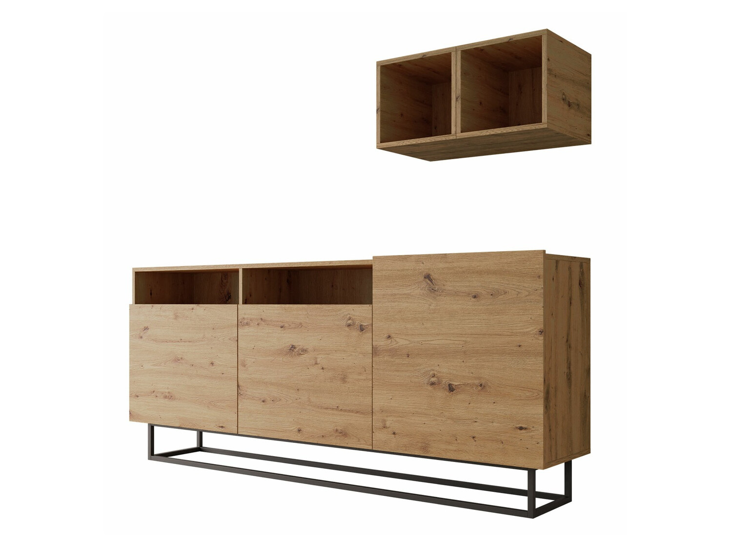 Ensemble de meubles Lima D113 (Chêne Artisan)