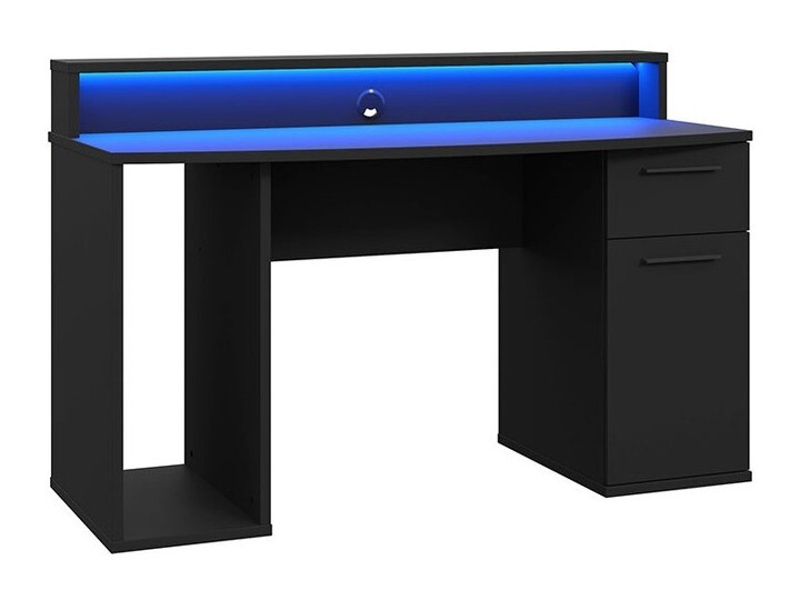 Bureau de gaming Serus (Noir mat)