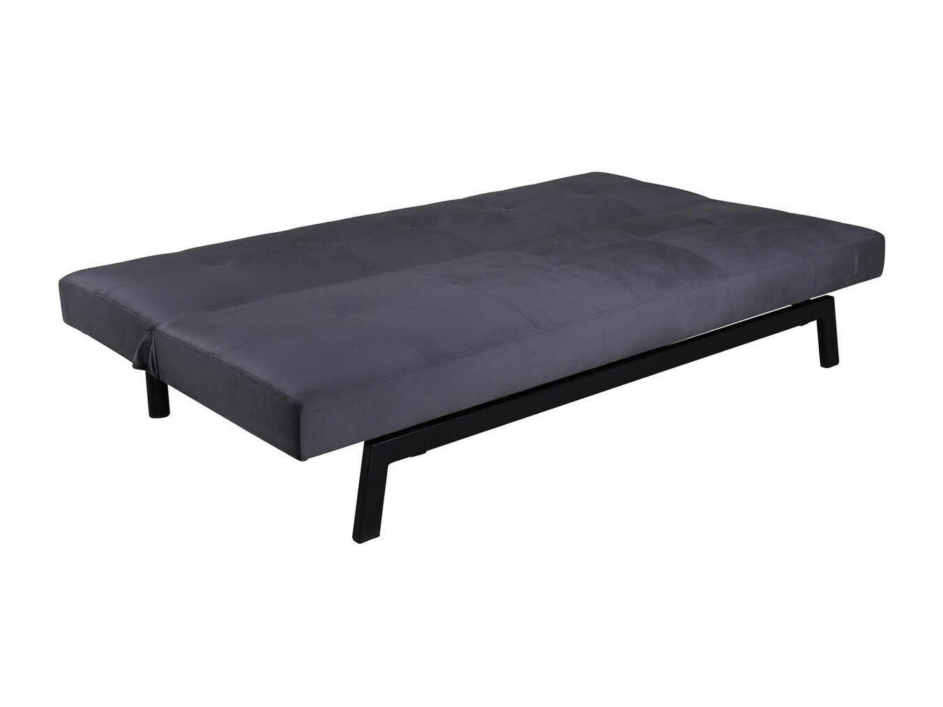 Canapé convertible Dallas 1710 (Gris foncé + Noir)