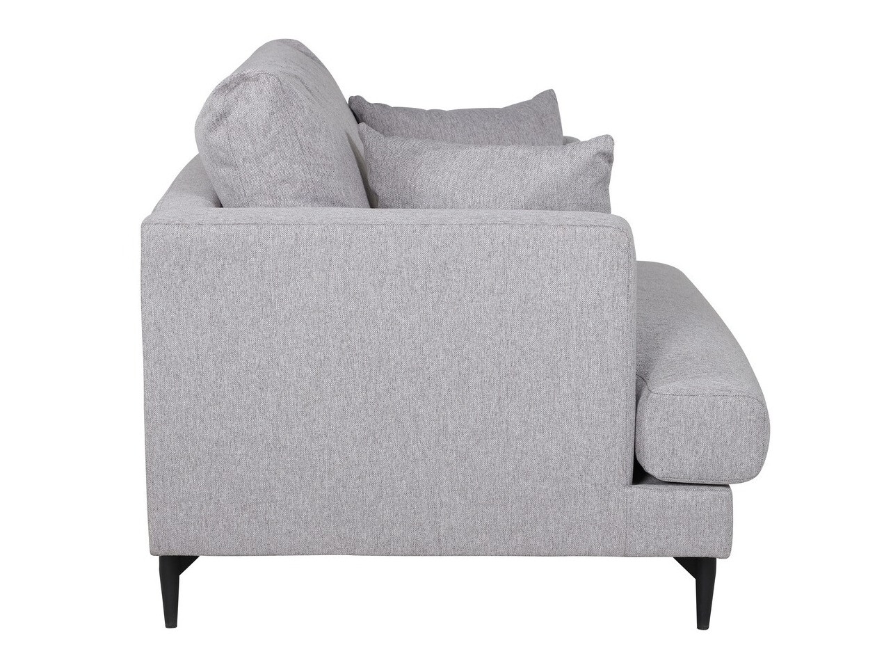 Fauteuil Dallas 1703 (Gris clair + Noir)