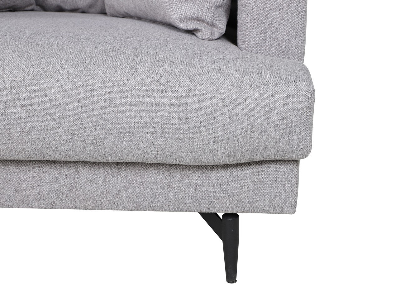 Fauteuil Dallas 1703 (Gris clair + Noir)