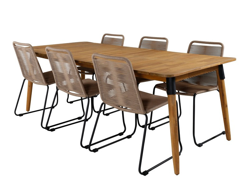 Ensemble table et chaises Dallas 2879