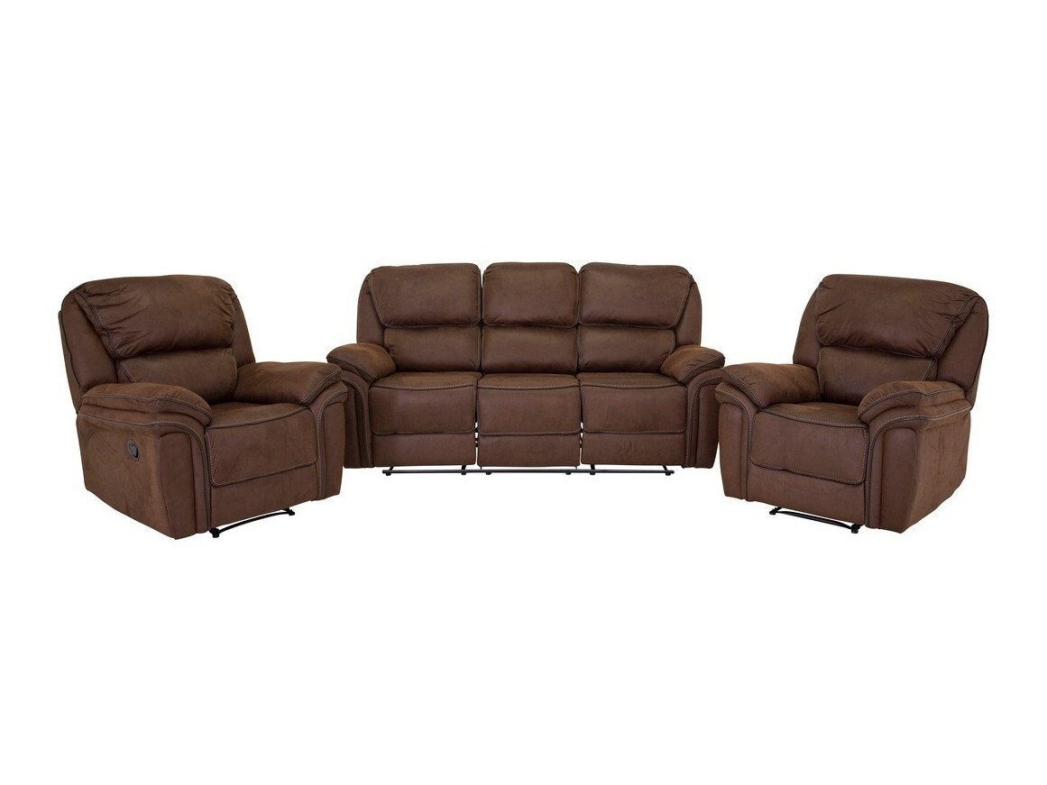 Ensemble de canapés Dallas 4726 (Marron)