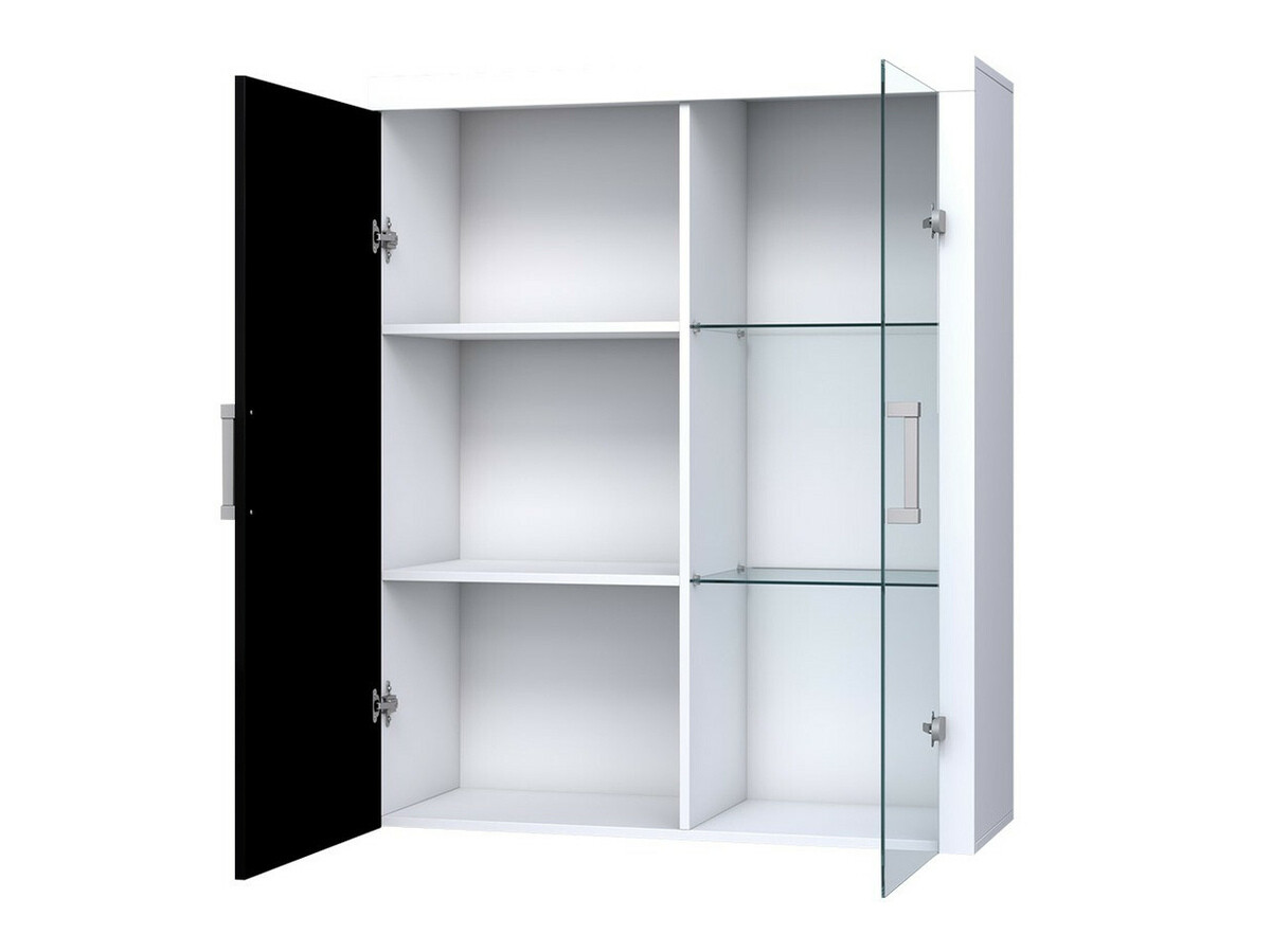 Ensemble de salon Odebeli 106 (Blanc + Blanc brillant)