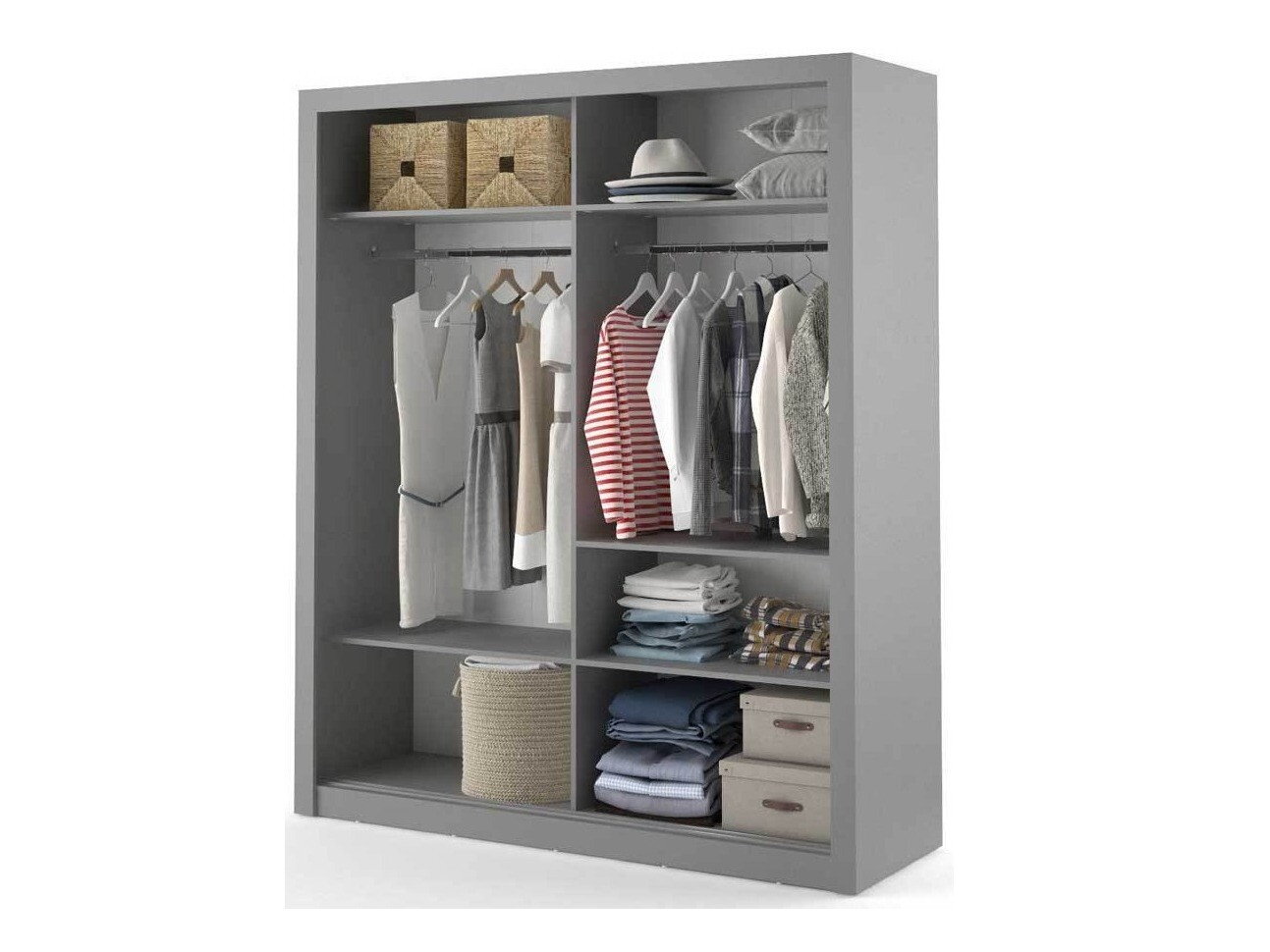 Armoire Fresno 102 (Gris)