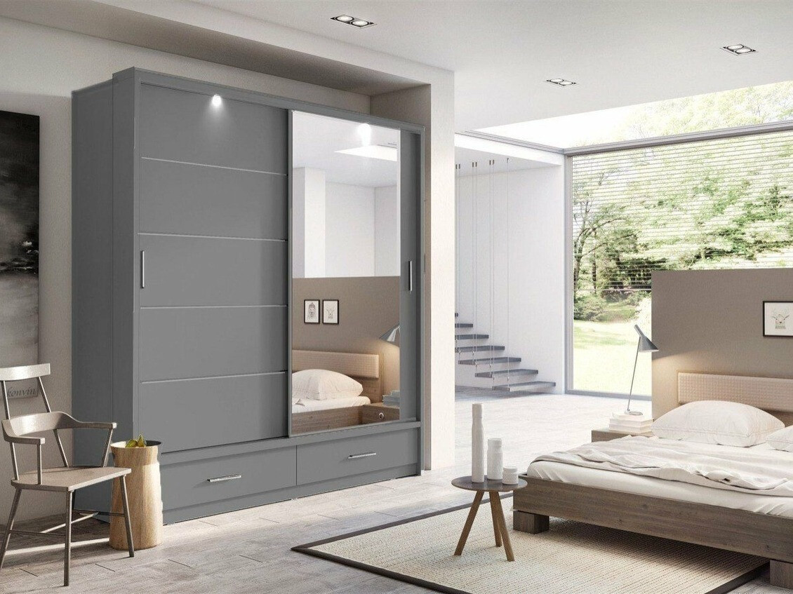 Armoire Fresno 104 (Gris)