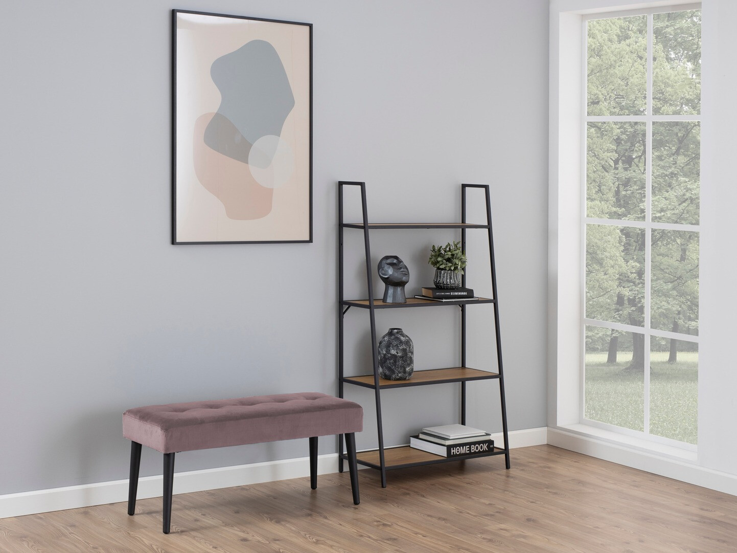 Banc rembourré Norsica 326 (Rose Dusty)