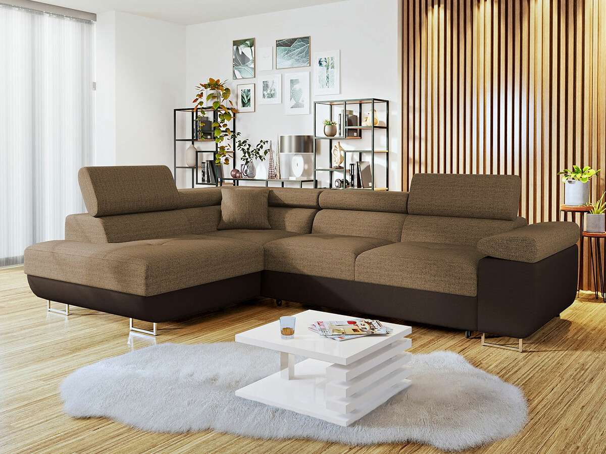 Canapé d'angle Comfivo Eliferu 100 (Soft 066 + Lux 03)
