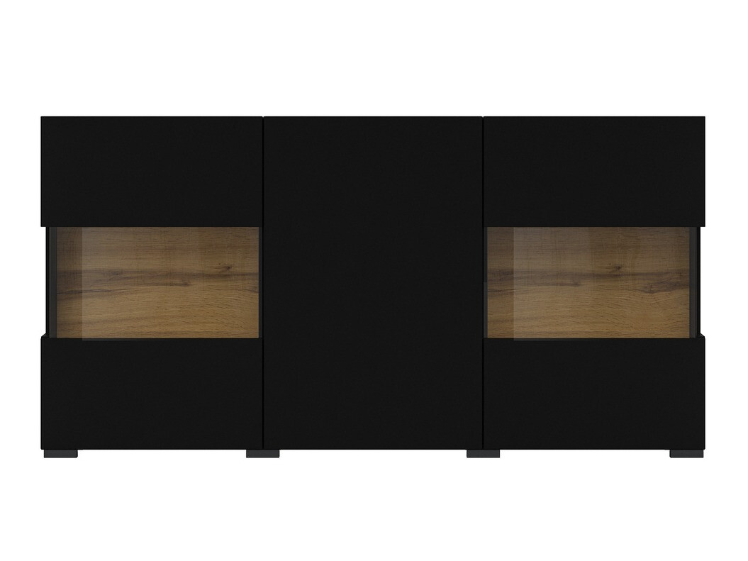 Buffet Revmiru 102 (Noir + Chêne wotan)