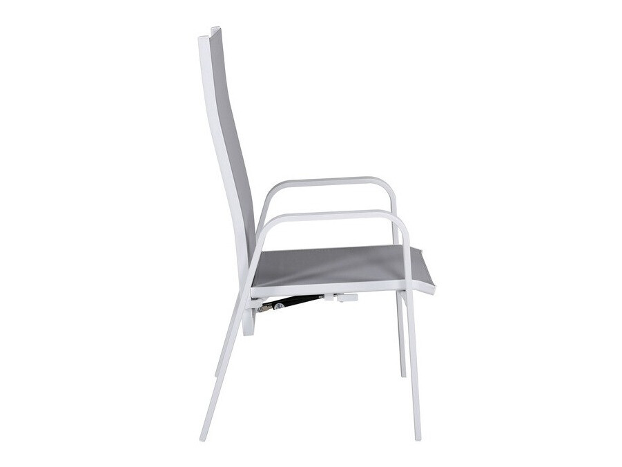 Chaise de jardin Dallas 2776 (Blanc + Gris)