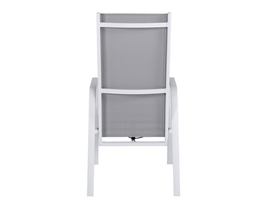 Chaise de jardin Dallas 2776 (Blanc + Gris)