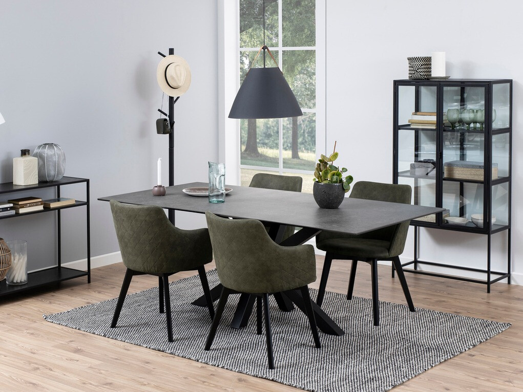 Table Norsica 394 (Gris + Noir)