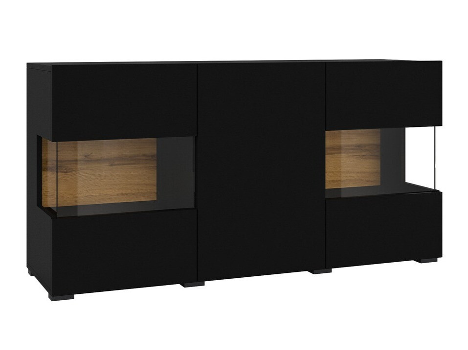 Buffet Revmiru 102 (Noir + Chêne wotan)