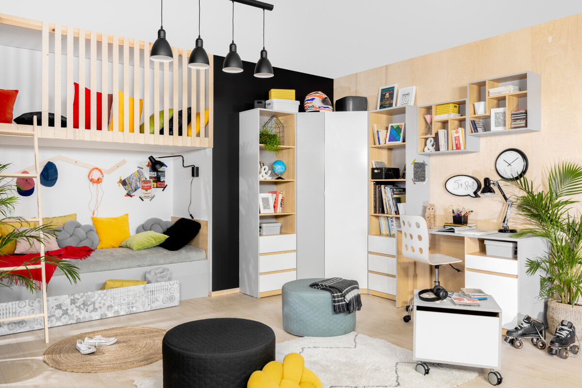 Bureau Nuevaru 100 (Blanc brillant)