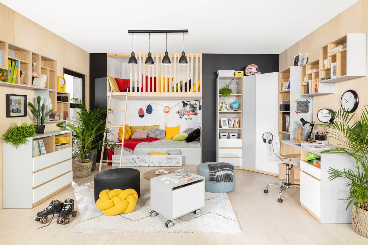 Bureau Nuevaru 100 (Blanc brillant)