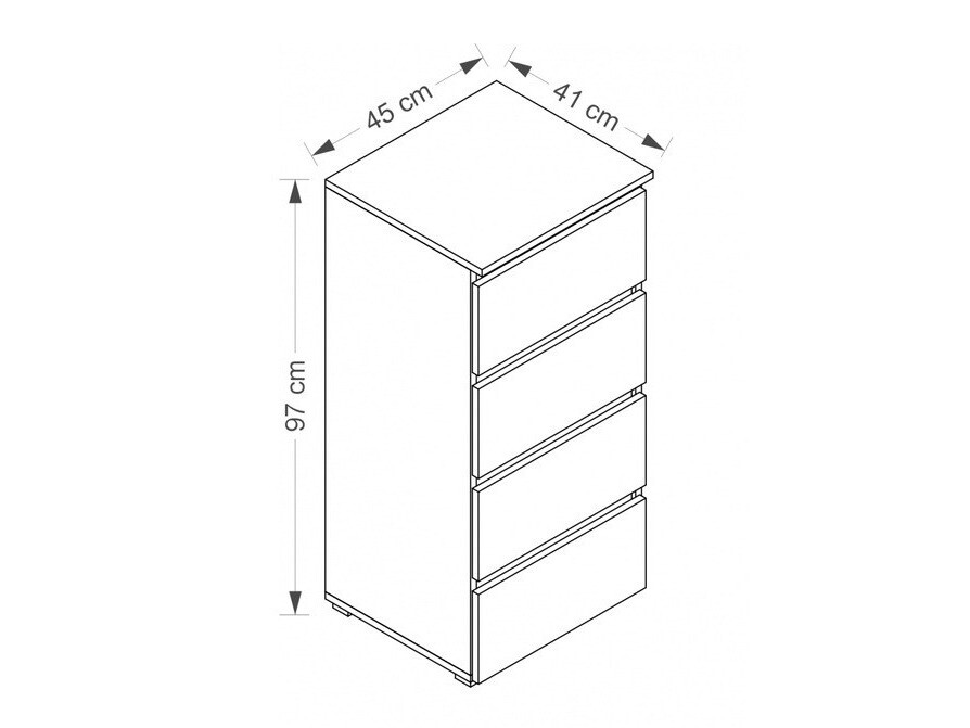 Commode Cirdora 106 (Blanc)