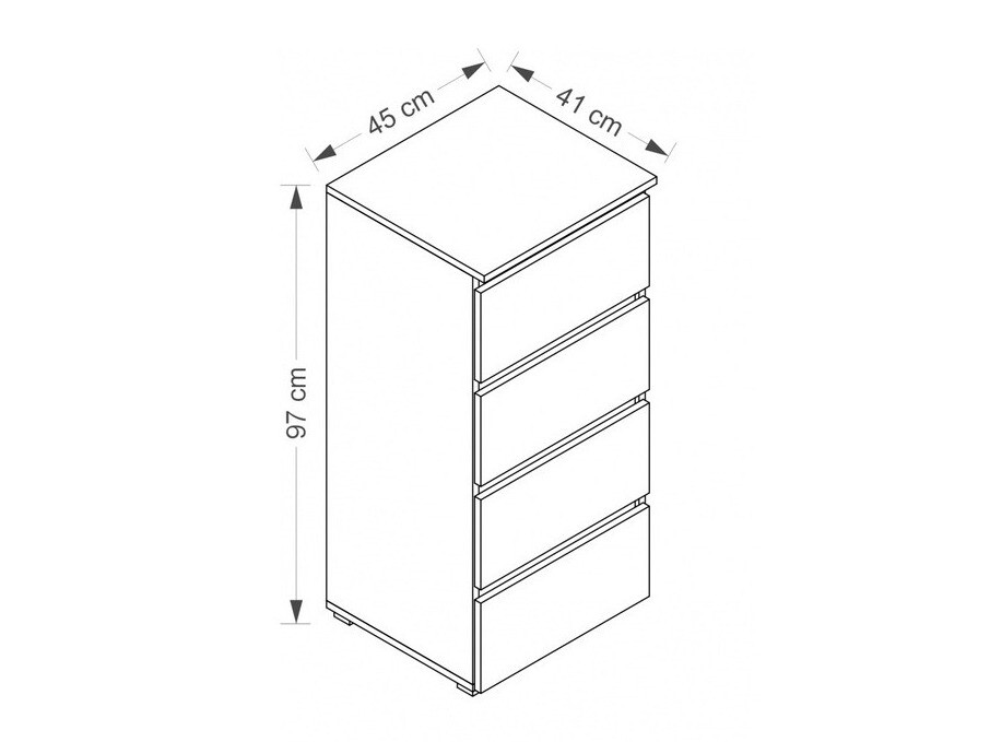 Commode Cirdora 106 (Sonoma chêne)