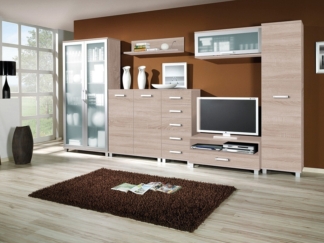 Commode Cirevau 124 (Sonoma chêne)