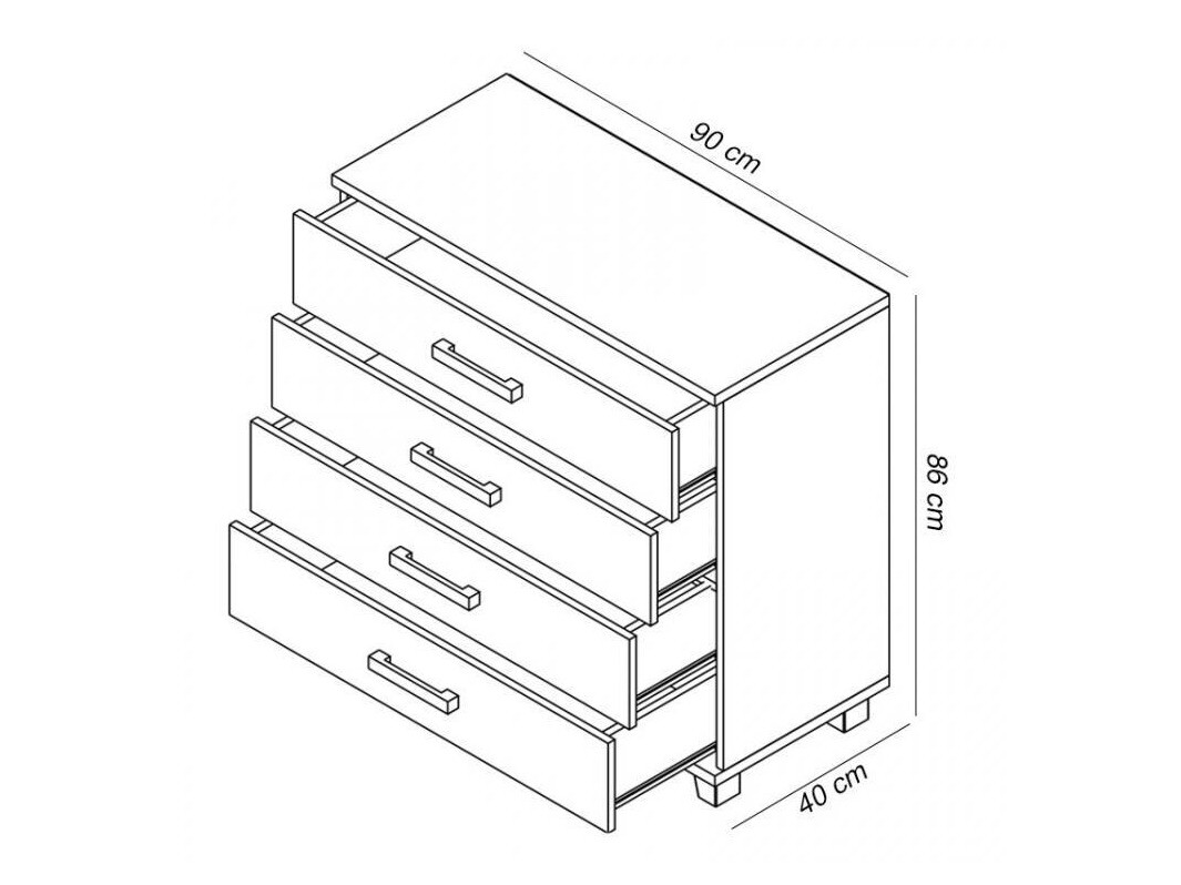 Commode Cirevau 136 (Wengué)