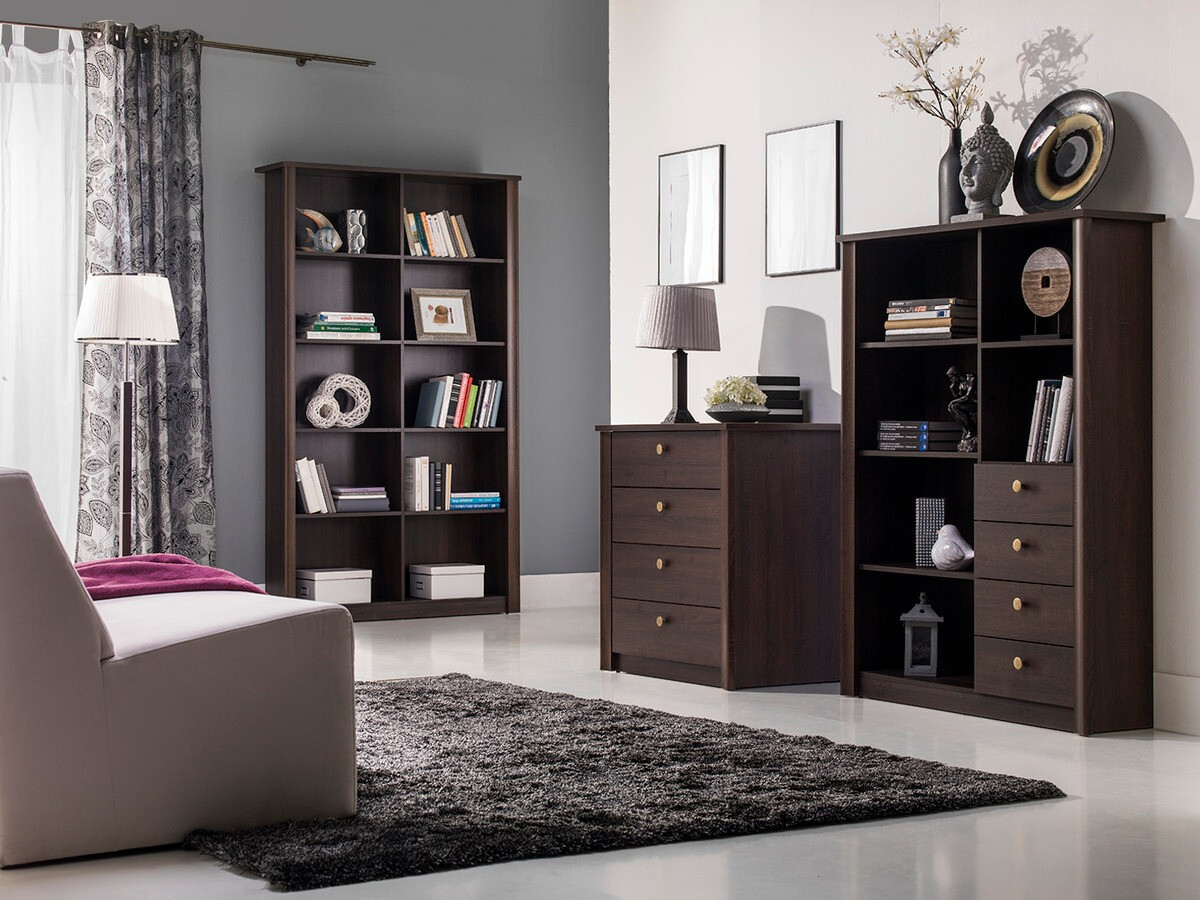 Commode Elialo 122 (Sonoma chêne foncé)