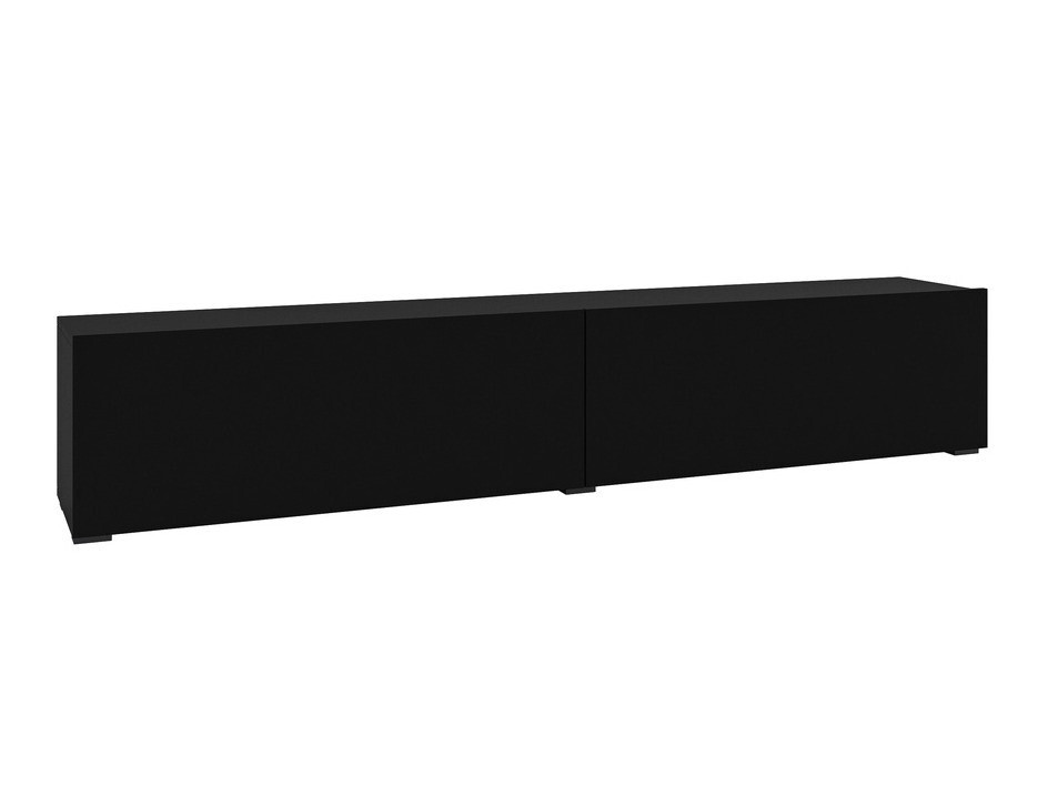 Meuble TV Revmiru 104 (Noir + Chêne wotan)