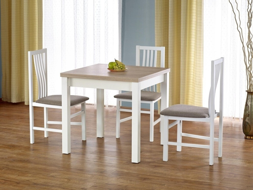 Table Houston 224 (Sonoma chêne + Blanc)