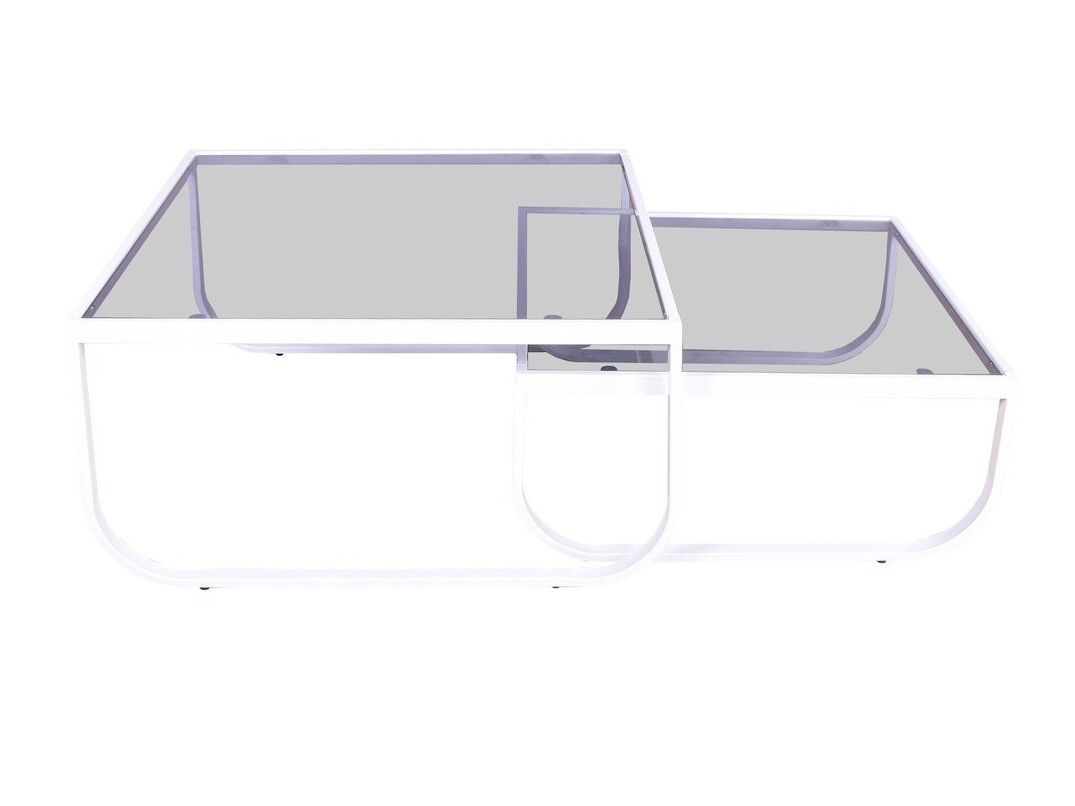 Ensemble tables basses Dallas 220 (Blanc)