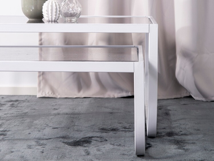 Ensemble tables basses Dallas 220 (Blanc)