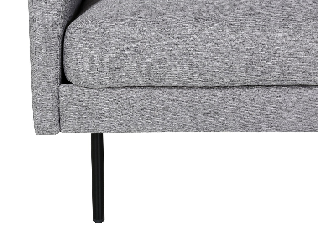 Canapé Fercame 100 (Gris + Noir)