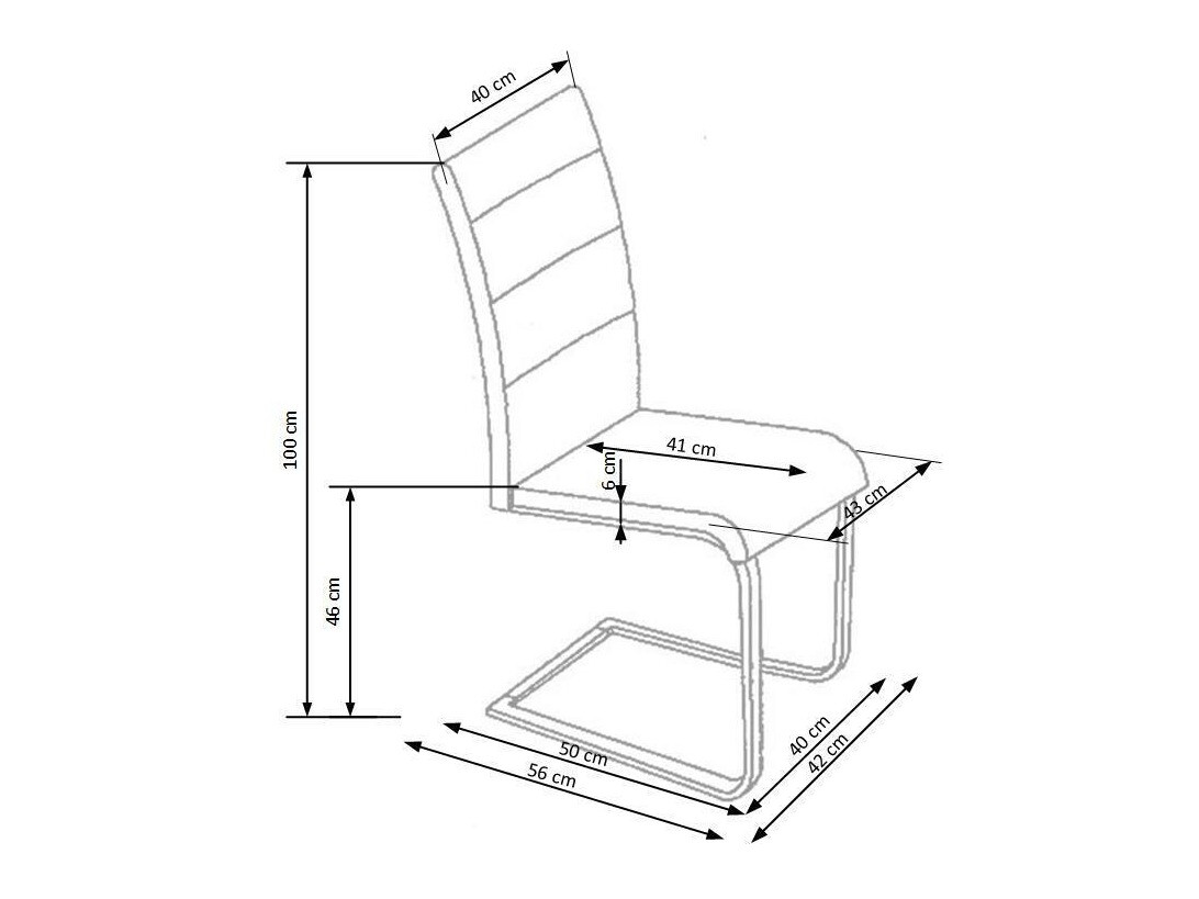 Chaise Houston 165 (Cappuccino)