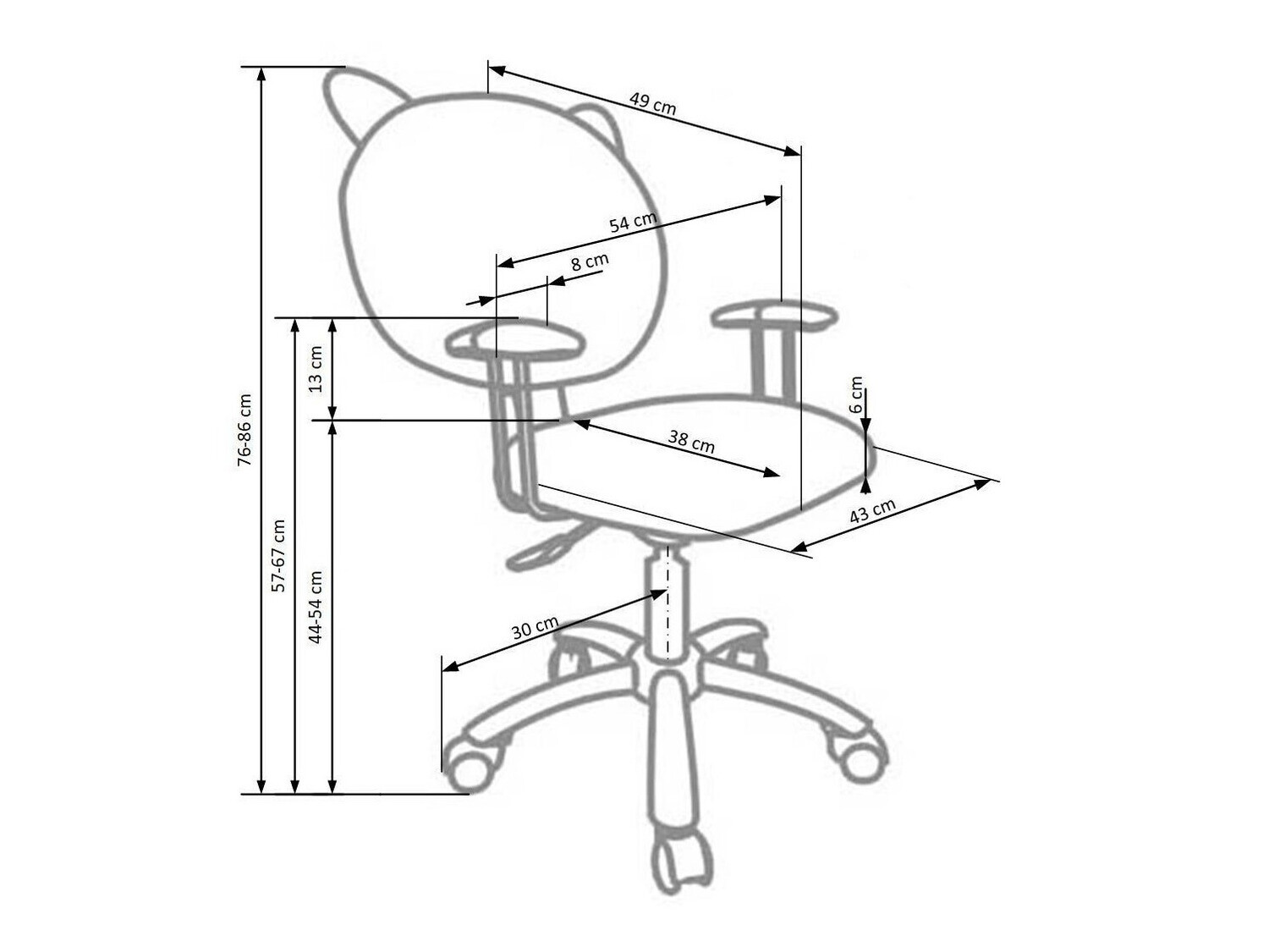 Chaise pour enfant Houston 103
