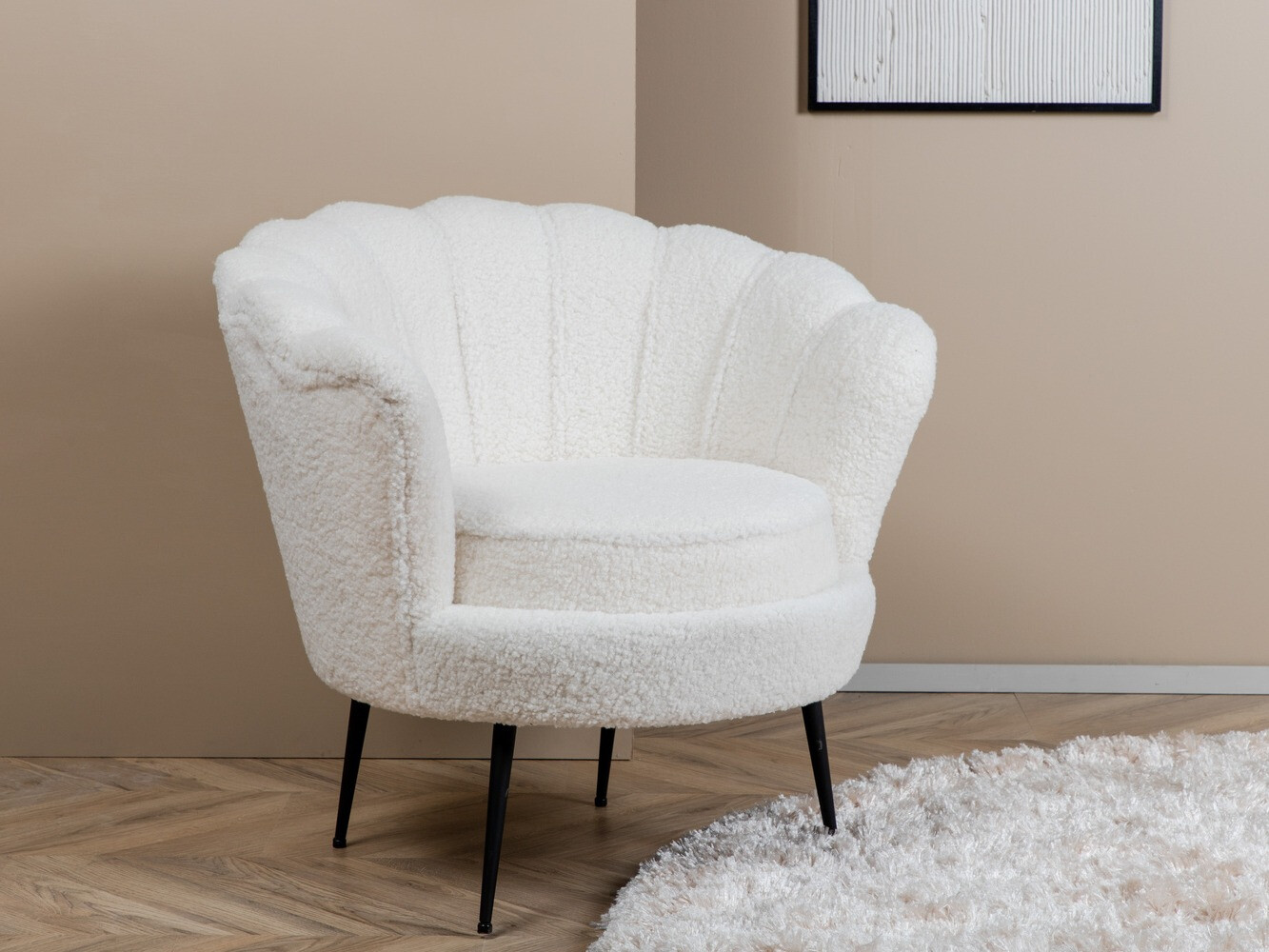 Fauteuil Dallas 1705 (Blanc + Noir)