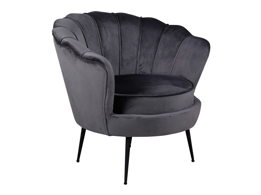 Fauteuil Dallas 1705 (Gris foncé + Noir)